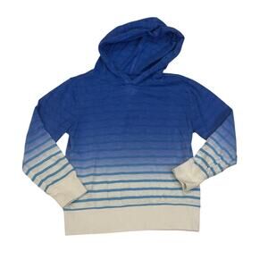 Crewcuts Long Sleeve Lightweight hoodie sz XS (4-5) Ombre Stripe Hoodie